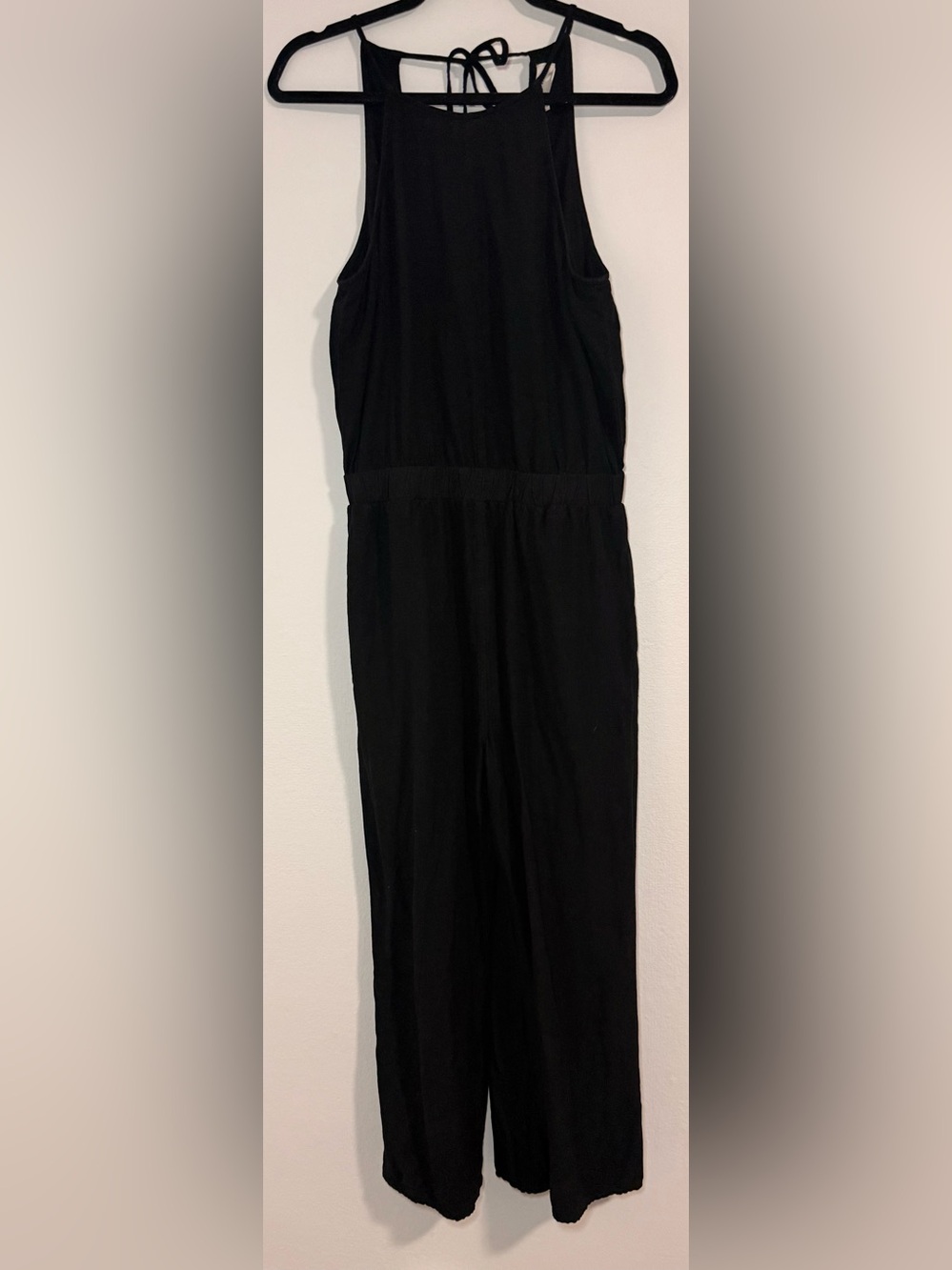 cloth & stone Black Romper linen size small S